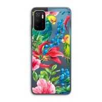 Papegaaien: Xiaomi Poco M3 Pro 5G Transparant Hoesje Papegaaien: Xiaomi Poco M3 Pro 5G Transparant Hoesje