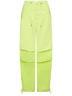 Dion Lee pantalon en coton Sunfade à coupe ample - Vert