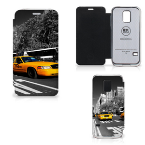 Samsung Galaxy S5 Mini Flip Cover New York Taxi