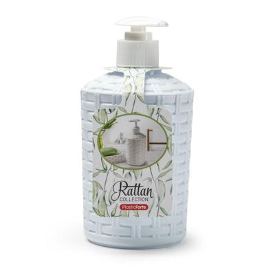 Plasticforte Zeeppompje - wit - 16 cm - zeepdispensers - Badkamer, toilet en keuken