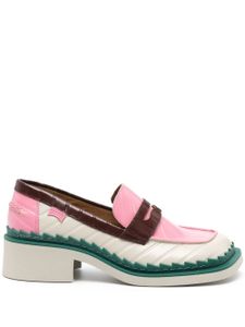 Camper mocassins Taylor en cuir 45 mm - Rose