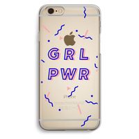 GRL PWR: iPhone 6 / 6S Transparant Hoesje