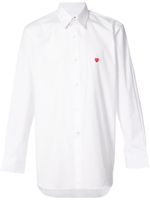 Comme Des Garçons Play heart logo shirt - Blanc