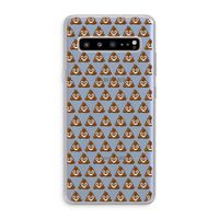 Poop emoji: Samsung Galaxy S10 5G Transparant Hoesje