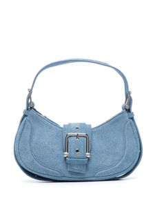 Osoi decorative-buckle shoulder bag - Bleu