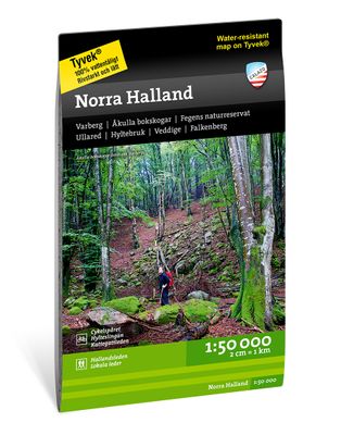 Wandelkaart - Fietskaart Terrängkartor Norra Halland - westkust Zweden | Zweden | Calazo