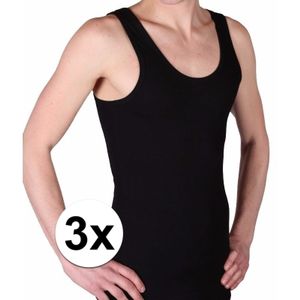 3x Zwarte Beeren heren hemd - maat XL XL  -