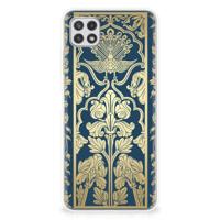 Samsung Galaxy A22 5G | TPU Case | Beige Flowers