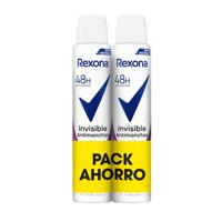 Deodorant Rexona 48h Invisible 200 ml (2 Stuks)