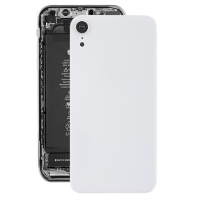 Batterij achtercover met achterkant camera bezel & lens & lijm voor iPhone XR (wit)