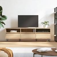 Tv-meubel 150x30x44,5 cm bewerkt hout sonoma eikenkleurig
