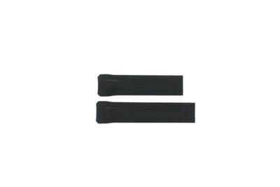 Horlogeband Tissot T0914204705704 / T610034733 Rubber Zwart 22mm