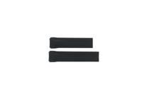 Horlogeband Tissot T0914204705704 / T610034733 Rubber Zwart 22mm