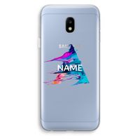 Abstract Spectrum: Samsung Galaxy J3 (2017) Transparant Hoesje