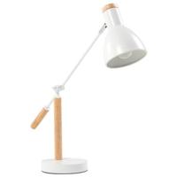 Beliani - PECKOS - Bureaulamp - Wit - Metaal