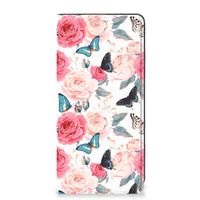 Samsung Galaxy A21s Smart Cover Butterfly Roses - thumbnail