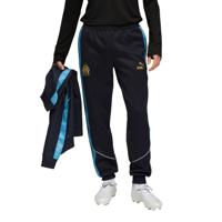 PUMA Olympique Marseille Pre-Match KING Anthem Trainingsbroek 2025-2026 Donkerblauw Lichtblauw