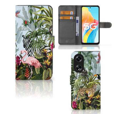 Telefoonhoesje | Met pasjeshouder | voor OPPO Reno8 T 5G Jungle