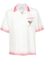 Casablanca chemise Tennis Club Icon en soie - thumbnail