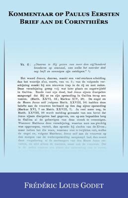 Kommentaar op Paulus Eersten Brief aan de Corinthiërs (Paperback)
