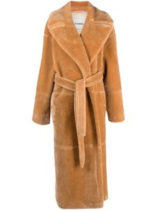 Nanushka trench en polaire - Marron