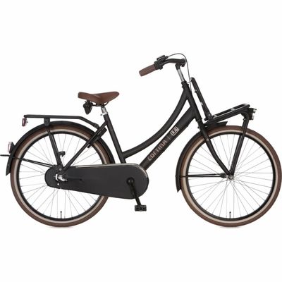 Cortina  U4 Mini meisjesfiets 26 inch Mat Zwart 3V