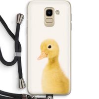 Duke: Samsung Galaxy J6 (2018) Transparant Hoesje met koord