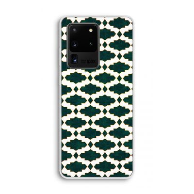 Moroccan tiles: Samsung Galaxy S20 Ultra Transparant Hoesje
