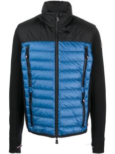 Moncler Grenoble veste à empiècement matelassé - Noir