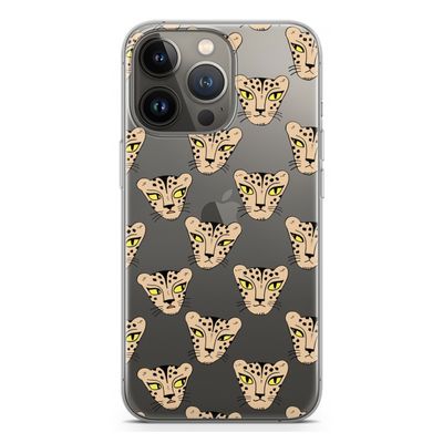 Tijger: iPhone 13 Pro Transparant Hoesje
