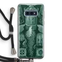 Haeckel Cubomedusae: Samsung Galaxy S10e Transparant Hoesje met koord