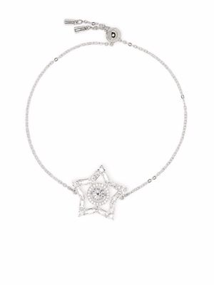 Swarovski bracelet Stella en rhodium à ornements Swarovski - Argent