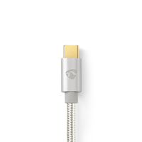 Nedis USB-Kabel | USB-A Male naar USB-C Male | 480 Mbps | 1 m | 1 stuks - CCTB60600AL10 CCTB60600AL10 - thumbnail