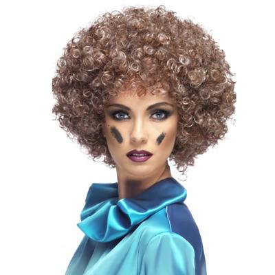 Pietenpruik - beige - krullend haar - sint en piet - sinterklaas - verkleden Pietenpruik - beige - krullend haar - sint en piet - sinterklaas - verkleden