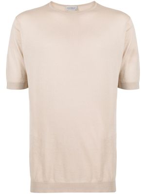John Smedley t-shirt Belden en coton - Tons neutres