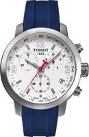 Horlogeband Tissot PRC200 / T0554171701704A / T603038014 Rubber Blauw 19mm