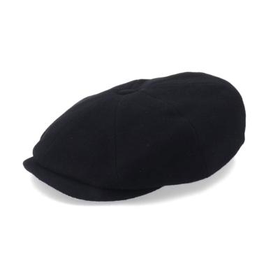 Stetson Hatteras Wool Cashmere Cap Black-61/XL