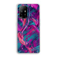 Pink Clouds: Oppo A94 5G Transparant Hoesje