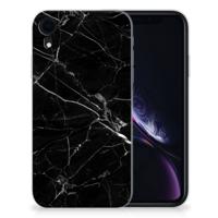 Apple iPhone Xr | TPU | Siliconen hoesje | Marmer Zwart - Origineel Cadeau Vader