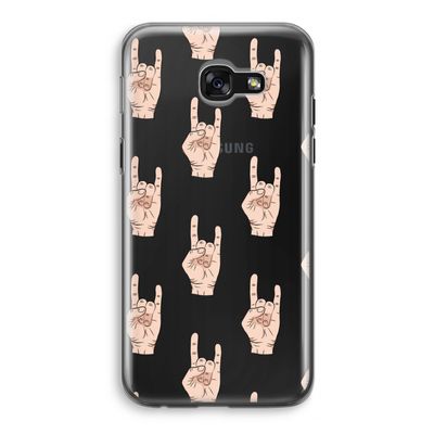Rock: Samsung Galaxy A5 (2017) Transparant Hoesje