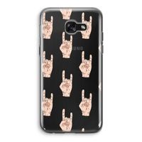 Rock: Samsung Galaxy A5 (2017) Transparant Hoesje
