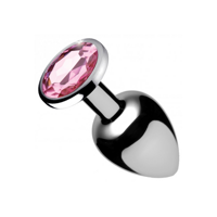 XR Brands Pink Gem - Butt Plug - Large