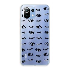 Eye pattern #2: Xiaomi Mi 11 Lite Transparant Hoesje