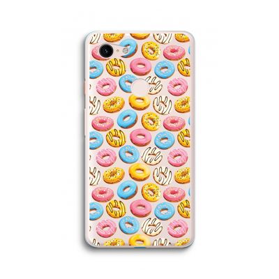 Pink donuts: Google Pixel 3 XL Transparant Hoesje