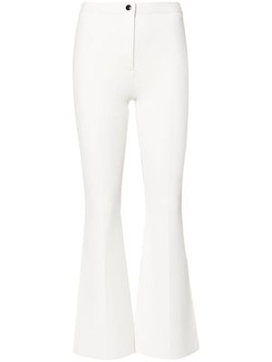 Theory pantalon évasé à détails plissés - Blanc