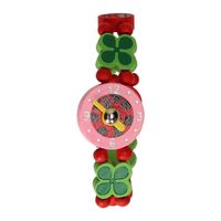 Horloge Hout Lieveheersbeestje - thumbnail