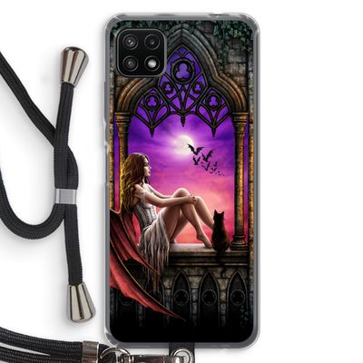 Kinderen van de nacht: Samsung Galaxy A22 5G Transparant Hoesje met koord
