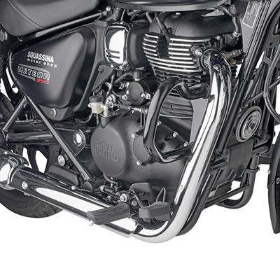 GIVI Valbeugel, Valbeugels voor de moto, TN9053 Zwart gepoedercoat staal onderzijde