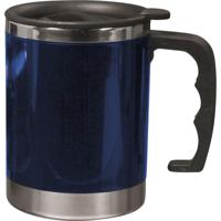 Koffie beker Dubbelwandig Hottie - thermosbeker - 400 ml - blauw - isoleerbeker - reisbeker