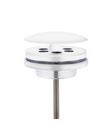 Low Fontein Afvoer Plug White 5/4 Mat-Wit